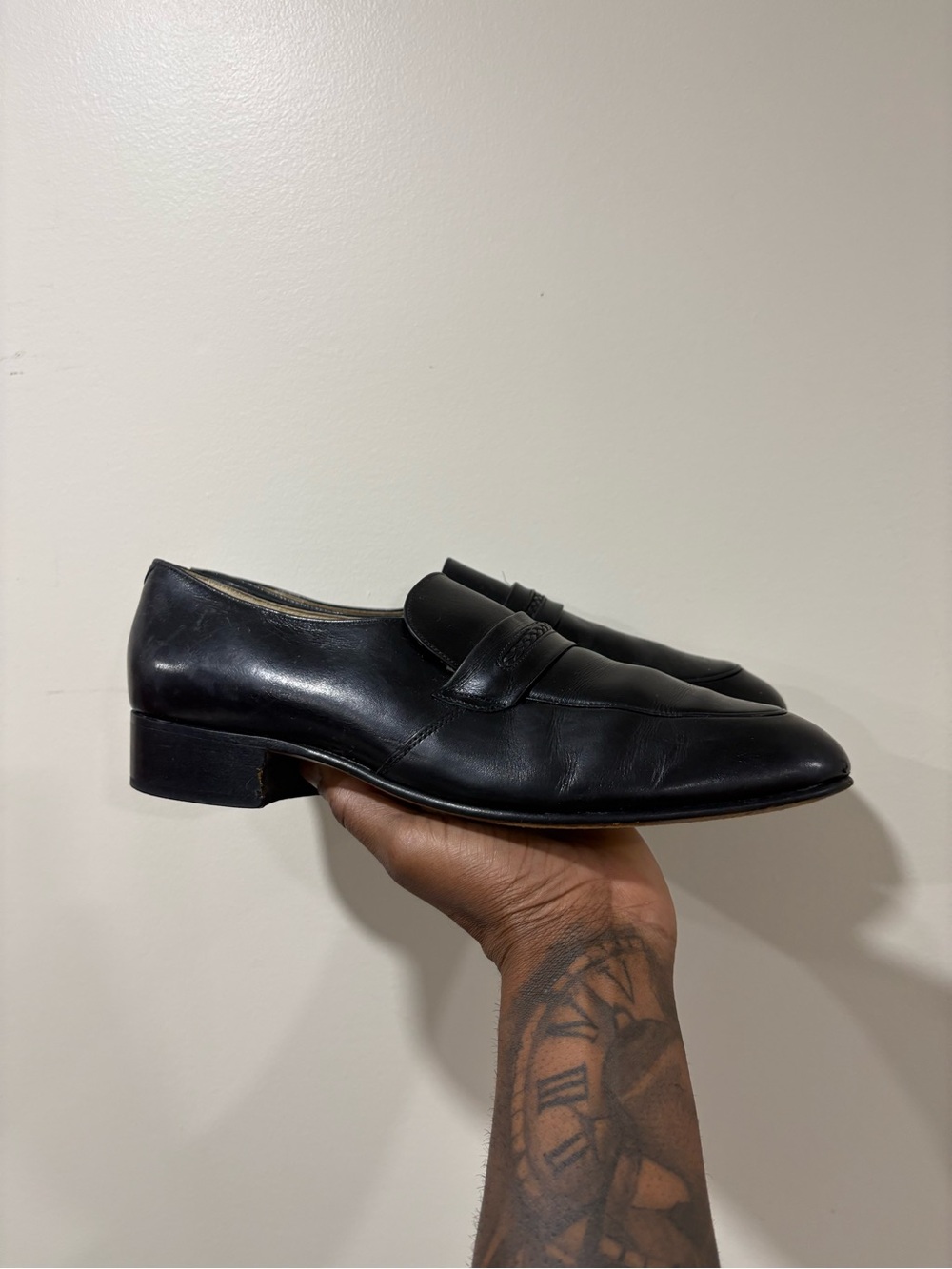 Vintage Leather Penny Loafers